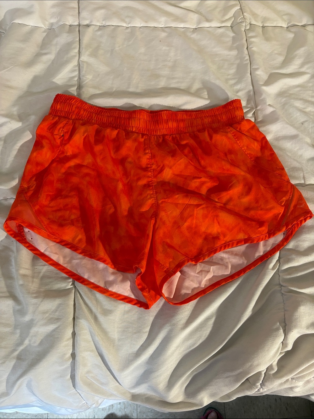 all in motion Women’s Tie Dye Orange Athletic Shorts